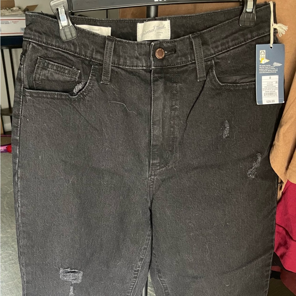 Universal Thread women's Charcoal Distressed Jeans